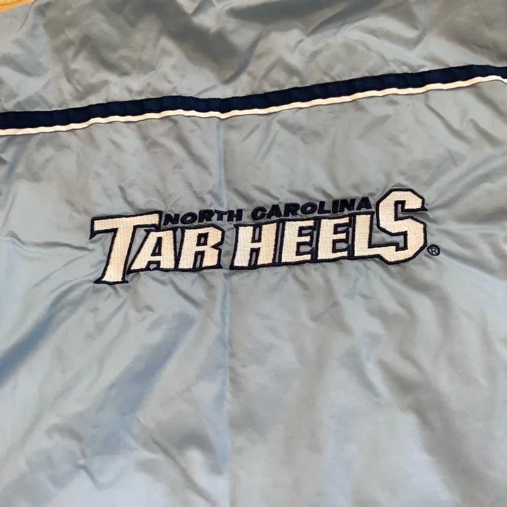 North Carolina Tarheels zip up athletic jacket